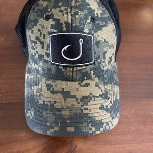 Green and Black Digital Camo Hat